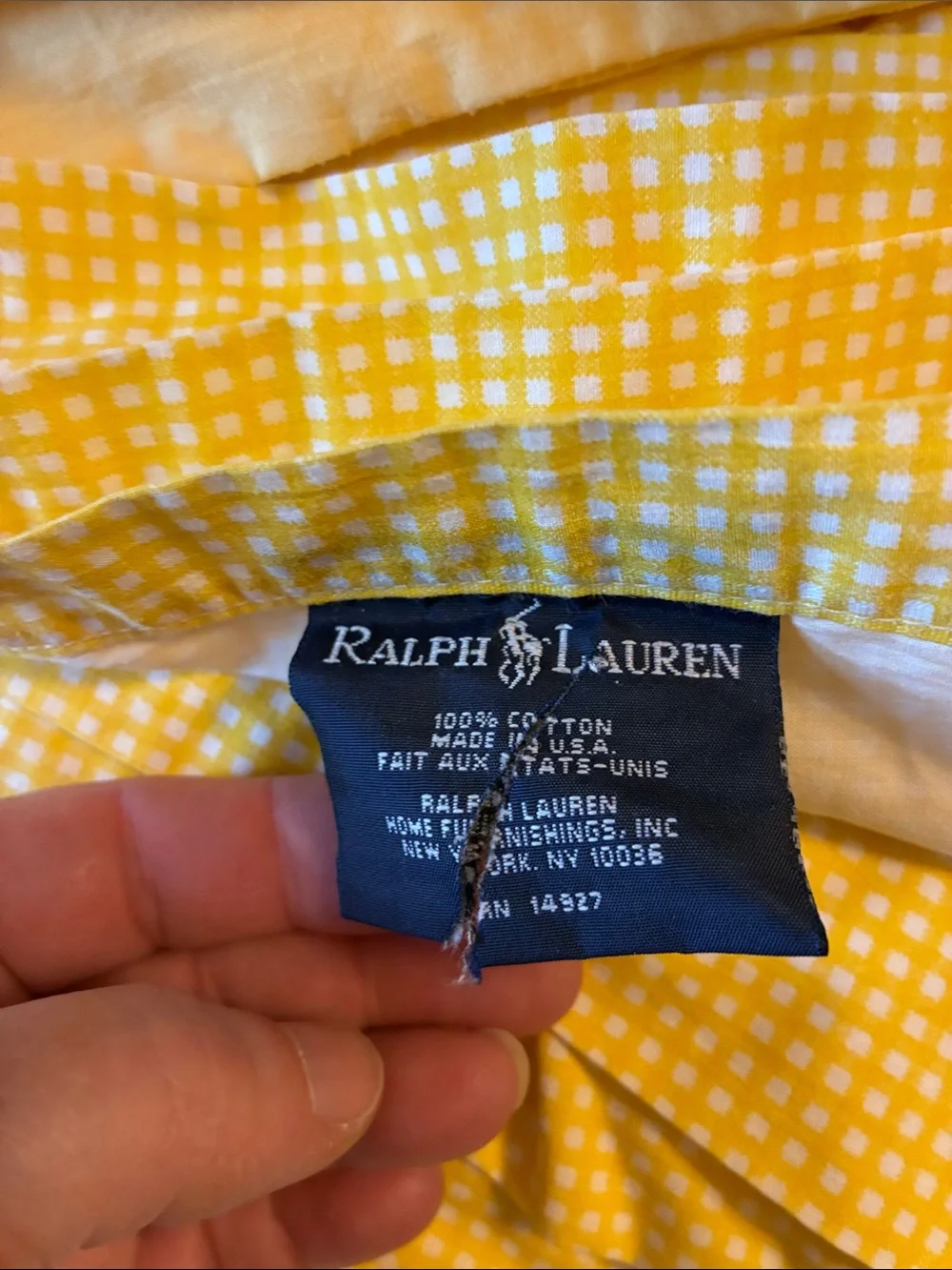 Ralph Lauren bright yellow